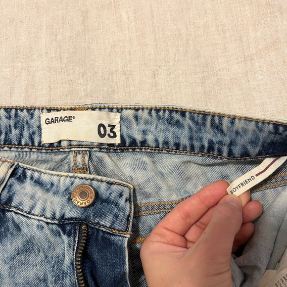 Garage distressed boyfriend jeans size 3 - Picture 4 of 4